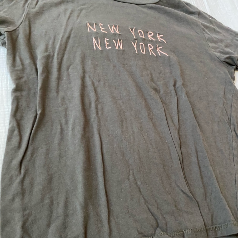 Melrose Grey “New York New York” T-Shirt